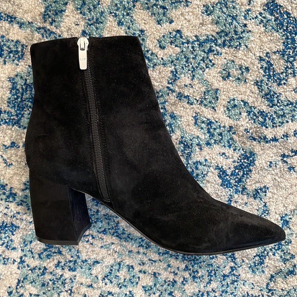 Marc Fisher Retire Black Suede Booties - Picture 4 of 6